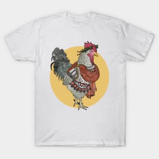 Greek Myth Chickens - Julius (Chicken) Caesar T-Shirt